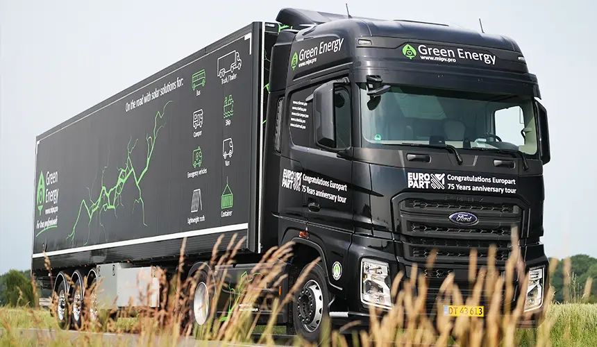 green energy truck
